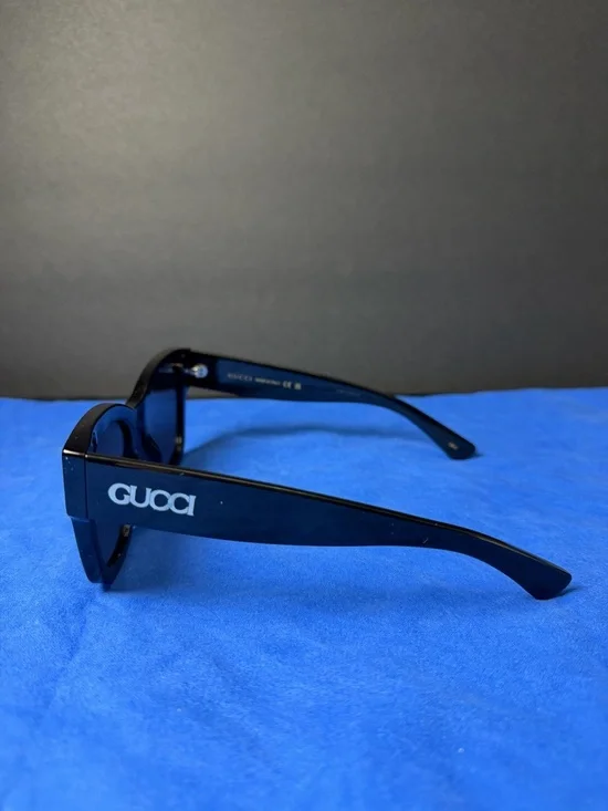 NEW Authentic Gucci Black and Grey Oversized Sunglasses GG1789S - Picture 6 of 10